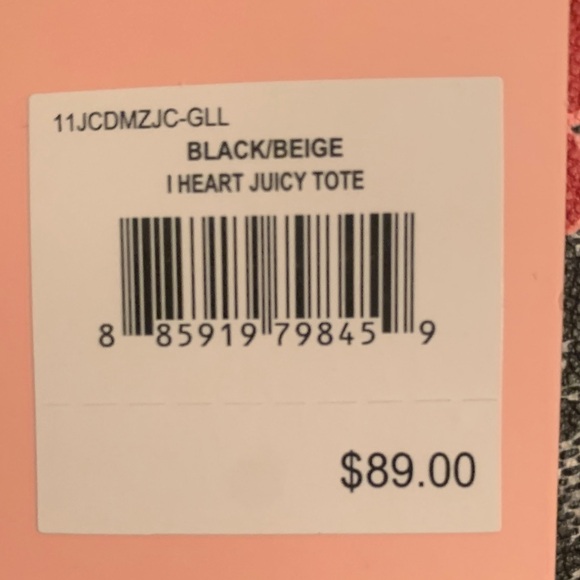 NEW BY- Juicy Couture. I HEART JUICY TOTE ❤️ - Picture 3 of 14